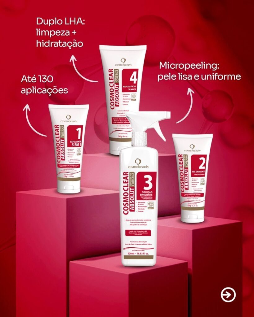 Cosmo Clear Absolut – Limpeza de Pele Coreana – Mais Estética Profissional